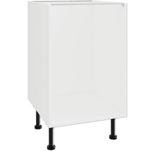 Kuchynská spodná skrinka s čiernymi nohami