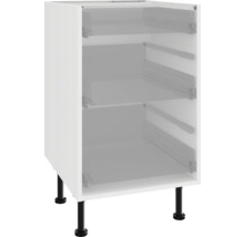 Kuchynská spodná skrinka s čiernym soklom