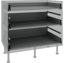 Spodná kuchynská skrinka s tromi zásuvkami na úložný priestor