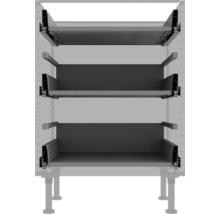 Vnútorné vybavenie skrine s tromi zásuvkami