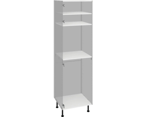 Kuchynská skrinka s policami a nožičkami