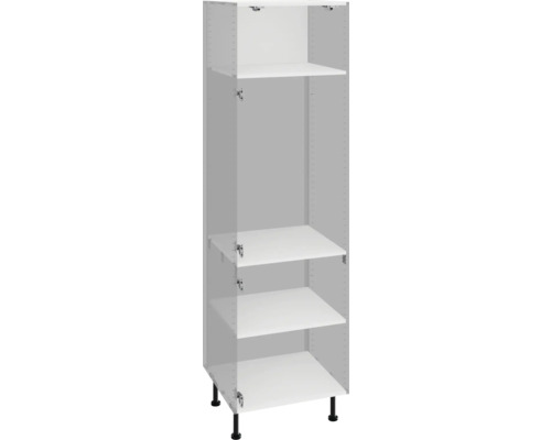 Kuchynská skrinka s policami a nožičkami