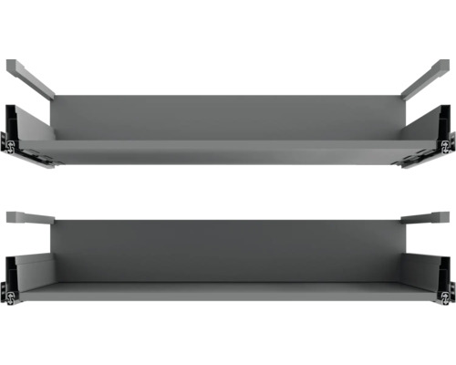 Dva zásuvkové prvky pre konštrukciu kuchýň alebo nábytku.