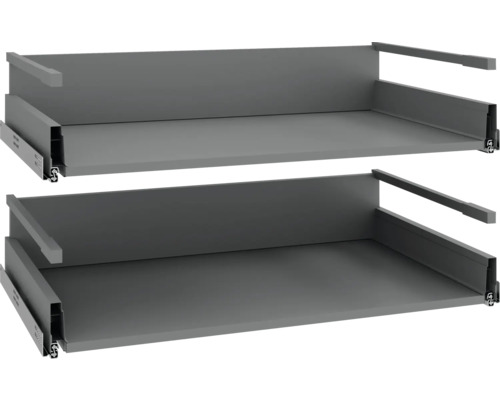 Dva zásuvkové výsuvy pre kuchynskú skrinku