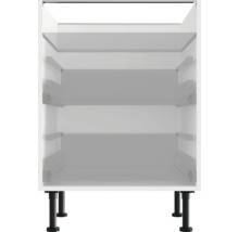 Prázdna kuchynská spodná skrinka s nožičkami