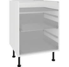 Spodná skrinka s dvoma policami a nožičkami