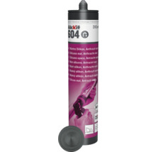 Akkit 604 sanitárny silikón, matná antracitová farba, kartuša 310 ml