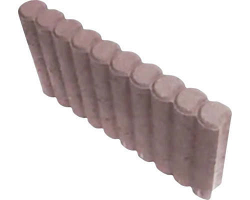 Palisáda Randfix 47 x 25 x 6 cm červenohnedá Záhradná stena z betónu