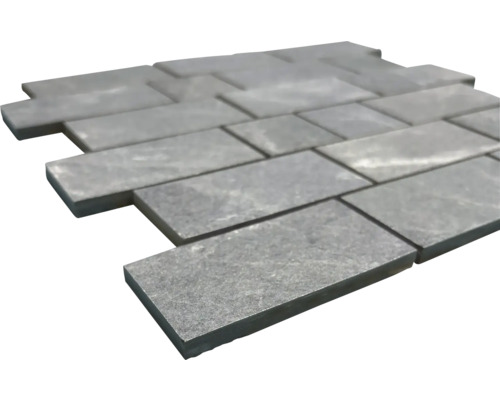 Mozaiková rohož z prírodného kameňa s obdĺžnikovými kameňmi