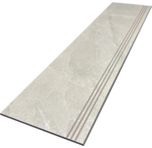 Keramický schodiskový stupeň s tromi drážkami