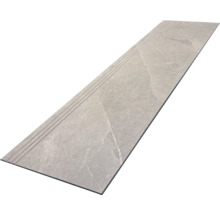 Sivá dlaždica s hranou schodu pre schody