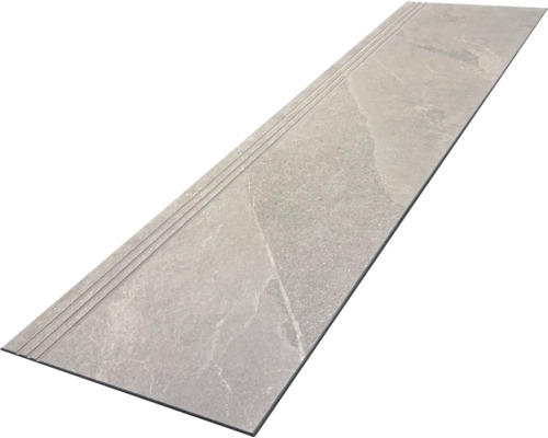 Sivá dlaždica s hranou schodu pre schody