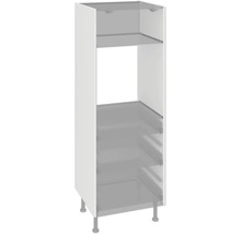 Kuchynská vysoká skrinka bez dvierok s policami