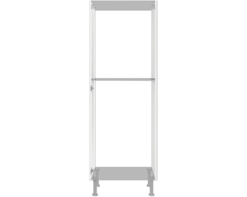 Kovový regál s policou a šatníkovou tyčou