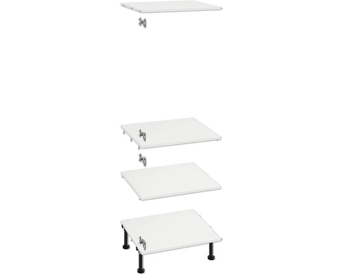 Montážne príklady umývadla s konzolami, polostĺpmi a nožičkami