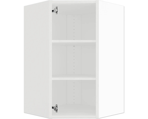 Otvorená kuchynská závesná skrinka s tromi priehradkami