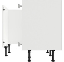 Kuchynská skrinka s dvierkami a nožičkami