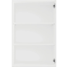 Otvorená kúpeľňová skrinka s policami