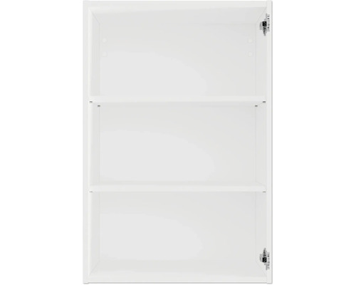 Otvorená kúpeľňová skrinka s policami