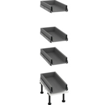 Niekoľko pohľadov na zásuvkový prvok pre konštrukciu kuchyne