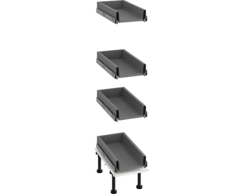 Niekoľko pohľadov na zásuvkový prvok pre konštrukciu kuchyne