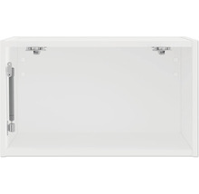 Vnútorný pohľad na bielu kuchynskú skrinku s upevnením