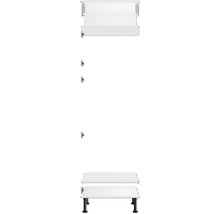 Kuchynská spodná skrinka s nožičkami a policami