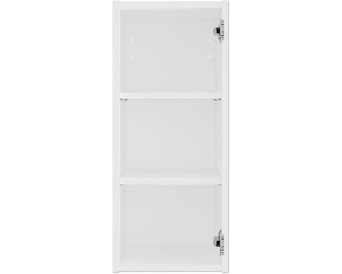 Biela kúpeľňová skrinka s policami