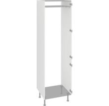 Šatníková skriňa s tyčou na šaty a nožičkami