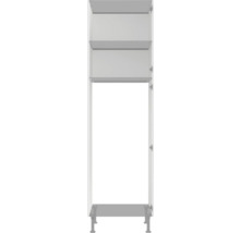 Otvorená kúpeľňová vysoká skrinka s policami