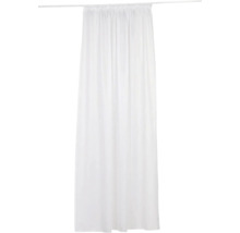 Biely sprchový záves s riasiacou páskou