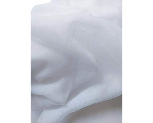 Záves s páskou Lopez biela 300x260cm Biela tkaná textília