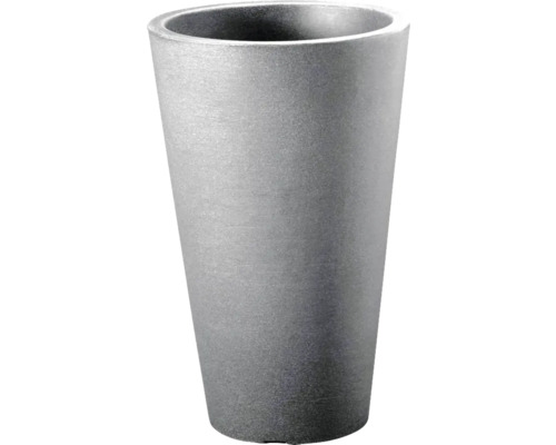Kónický kvetináč z kovu