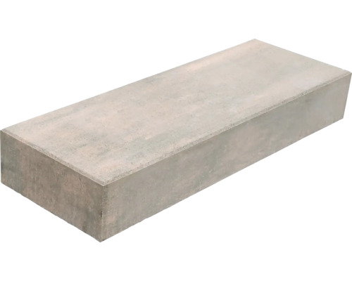 Betónový schod 100x35x15 cm sivo-púdrová Obdĺžniková dlažobná kocka pre vonkajšie použitie
