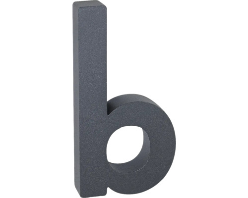 Písmeno B z kovu