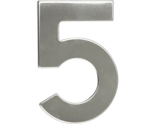 Číslo domu 5 z kovu