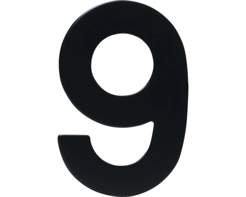 Číslo domu 9 z kovu
