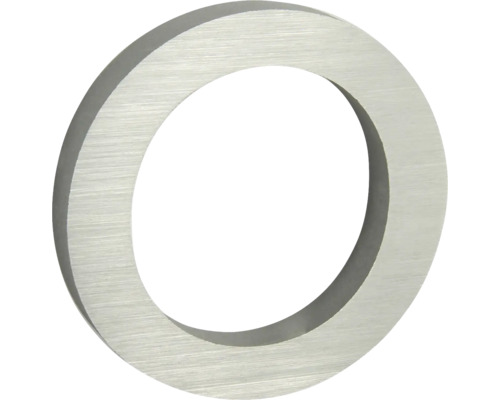 Hliníkové číslo 0 v „3D“ prevedení RN.100LV.0.AL.STR Kovová podložka