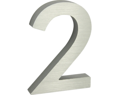 Číslo domu 2 z kovu