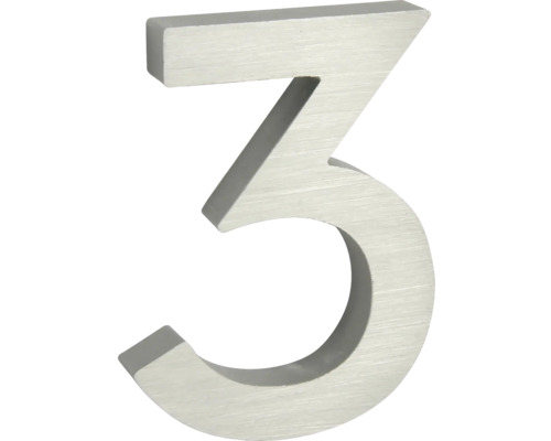 Číslo domu 3 z kovu