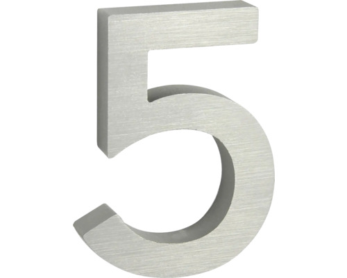 Číslo domu 5 z kovu