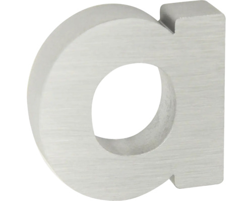 Hliníkové písm. "a" v „3D“ prevedení RN.100LV.A.AL.STR Číslo domu písmeno a z kovu