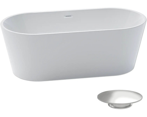 Voľne stojaca vaňa s odtokovou súpravou