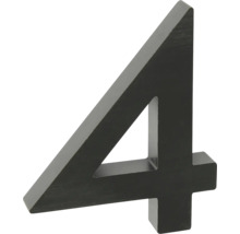 Číslo domu 4 z dreva
