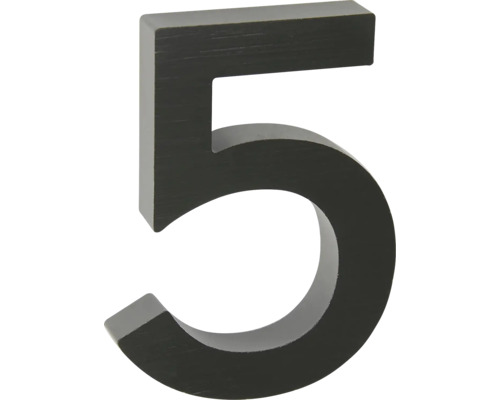 Číslo domu 5 z kovu