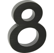 Číslo domu 8 z kovu