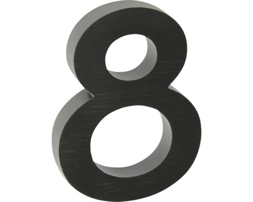 Číslo domu 8 z kovu