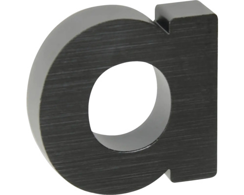 Hliníkové písm. "a" v „3D“ prevedení RN.100LV.A.AL.CE Písmeno A z kovu