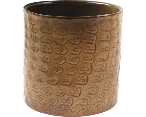 Dekoratívny kvetináč s reliéfnym vzorom pre vnútorné použitie