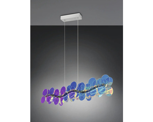 Závesné svietidlo s okrúhlymi plastovými prvkami